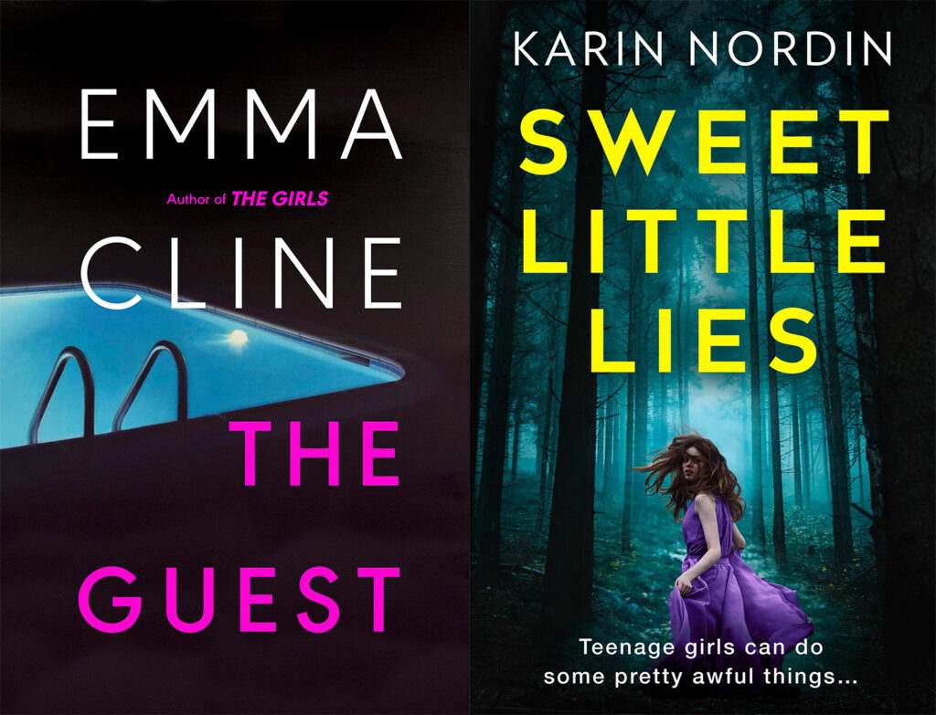 Covers of The Guest and Sweet Little Lies