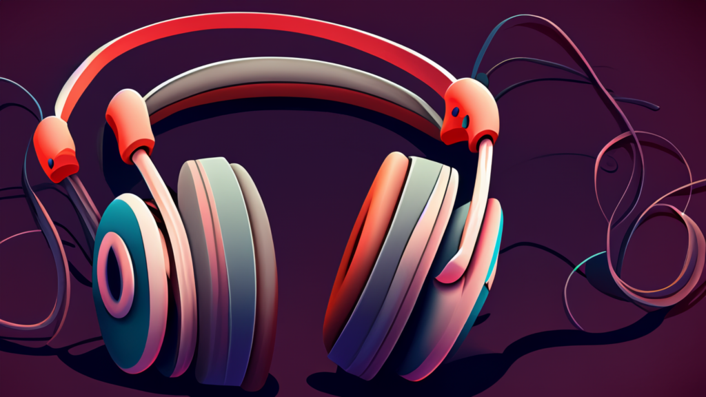 Cartoon headphones