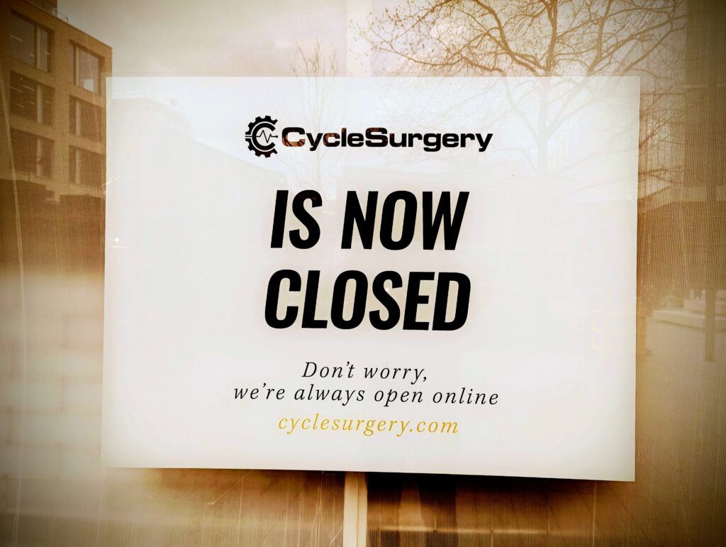 Cycle Surgery is now Closed